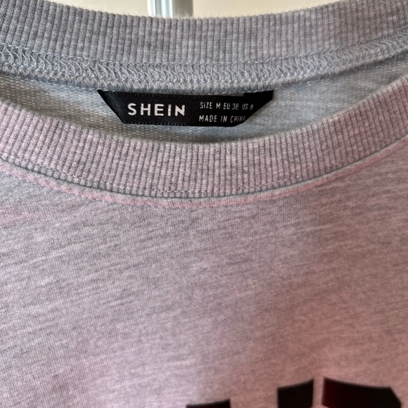 Letter Graphic CrewNeck Sweatshirt - Picture 2 of 6